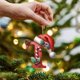 thumbnail image 4 of Adornos de árbol de Navidad personalizados con letras T, adornos para árboles de Navidad, 4 of 6