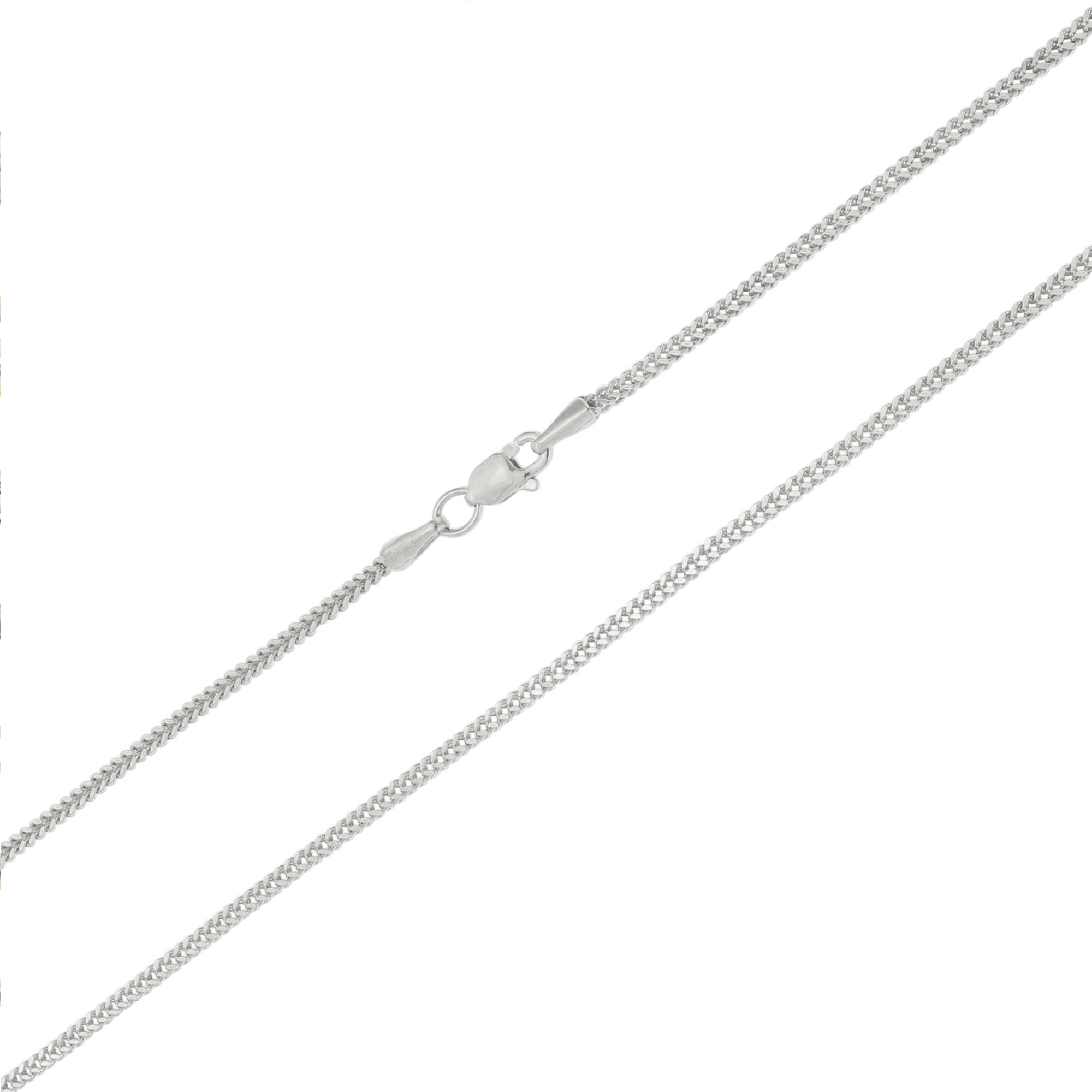 Finejewelers 9 Inch 14k White Gold 1.25mm Solid Polished Spiga Chain Ankle Bracelet Smaller Ankles