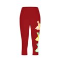 thumbnail image 3 of Pantalones de Ajuste Seco de la Moda de las Mujeres Imprimidas Leggings, Deporte de Yoga Elástico de Poliéster Elástico Respirable, 3 of 8