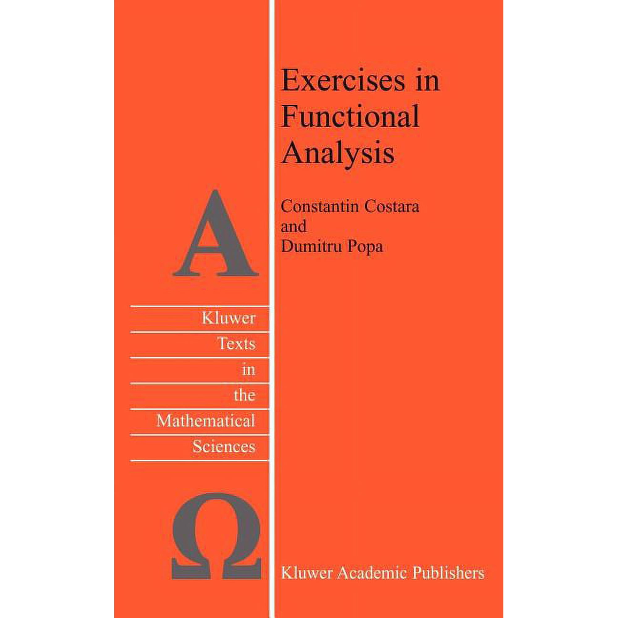 Texts in the Mathematical Sciences Exercises in Functional Analysis, Book 26, (Hardcover)