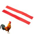 thumbnail image 1 of 2pcs Collier de Poulet, Nylon Matériel Anti Crochet Cou de Poulet Ceinture Réglable Simple Conception Collier de Poulet pour Coqs Coq Rouge, Noir, 1 of 8