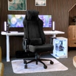 Arozzi Vernazza Soft Fabric Office & Gaming Chair - Pure Black