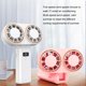 thumbnail image 5 of Naiovety Ventilador portátil ABS, compacto y práctico, de bajo ruido, recargable, mini ventilador Electrodomésticos rosa, 5 of 5