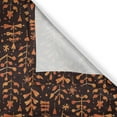 thumbnail image 6 of Ambesonne Floral Grommet Curtain, Autumn Season Leaves, 50" x 63", Orange Maroon, 6 of 6