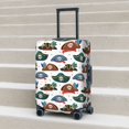 thumbnail image 6 of Susaid Pirate Hats Print Elastic Washable Suitcase Cover with Hidden Zipper, Fits 18-32 Inch Luggage for Protection During Travel-Large, 6 of 7