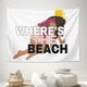 thumbnail image 1 of Tapiz de Jersey Shore - Tapiz divertido para colgar en la pared - Tapiz de Jersey Shore - ¿Dónde está la playa? - Tapices de banderas de decoración de fiesta de Jersey Shore para el hogar, la sala de, 1 of 5