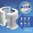 thumbnail image 2 of Clorox Tabletop Air Purifier Replacement Filter, True HEPA Filtration, Compatible with Air Purifier Model 11020, up to 200 Sq. Ft. Capacity, (12020), 2 of 7