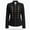 x983/Black, variant on Women's Military Jacket Zip Up Pockets Stand Collar Formal Work Coats Slim Fit Long Sleeve Cropped Blazers, S-3XL
