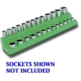 thumbnail image 2 of Mechanics Time Savers 726 1/4" Dr Magnetic Socket Holder 4-14mm, 2 of 3