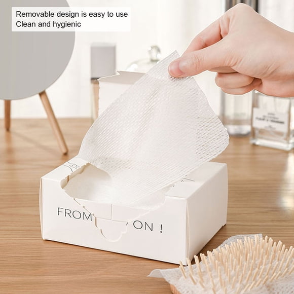 Fugacal Red de limpieza de peine, papel de limpieza de cabello de Material de tela no tejida, buena flexibilidad para estilista profesional de tienda de salón de belleza Fugacal No se aplica