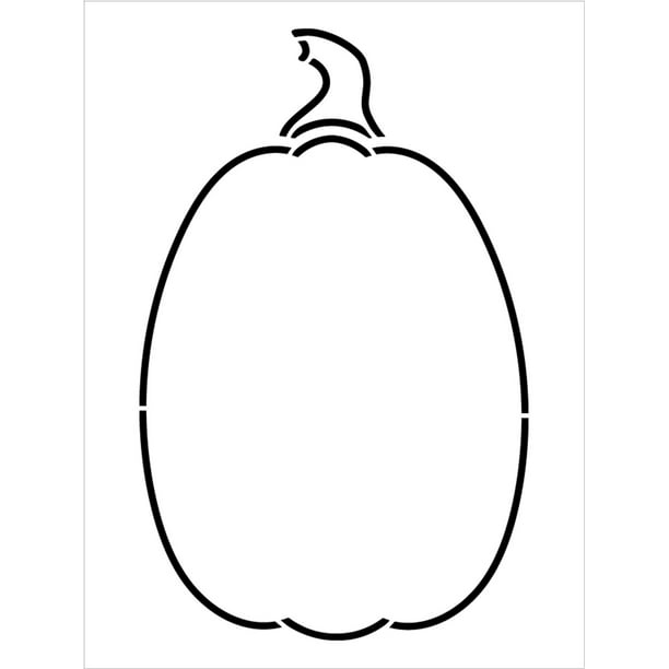 Tall Pumpkin Shape Outline Stencil by StudioR12 - Select Size - USA Made - Reusable Mylar Template Craft & Paint DIY Autumn Kitchen Decor, STCL6775, 13.5 tall-pumpkin-shape-outline-stencil-by-studior12-select-size-usa-made-reusable-mylar-template-craft-paint-diy-autumn-kitchen-decor-stcl6775-13-5-x-18-walmart-business-supplies