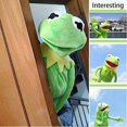thumbnail image 2 of Marioneta De La Rana Kermit, Marioneta De Mano De Felpa De Rana, Lindo Muñeco De Peluche De Dibujos Animados, Juguete De Marioneta De Mano De Felpa, Regalos Creativos De Juguetes E, 2 of 5