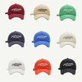 thumbnail image 3 of Gorras de béisbol de algodón para hombre y mujer, gorro con bordado sólido, protector solar, Snapback ajustable, estilo Hip Hop, M043, 3 of 4
