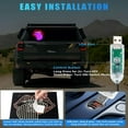 thumbnail image 4 of LED Display Licking Lip Light Cars Flex Led Screen For Car Decor Light USB, 4 of 8