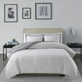 thumbnail image 3 of Home Essence Braydon Reversible Stripe Down Alternative Comforter Mini Set, Twin, Grey, 3 of 11
