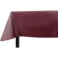 thumbnail image 1 of Yourtablecloth Heavy Duty Vinyl Rectangle or Square Tablecloth  6 Gauge Heavy Duty Tablecloth  Flannel Backed  Wipeable Tablecloth with Vivid Colors & Many Sizes 52 x 108 Burgundy, 1 of 6