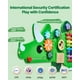 thumbnail image 3 of Tablero de actividades para pared sensorial VEVOR Dinosaur Kids 3-12 años, 3 of 9