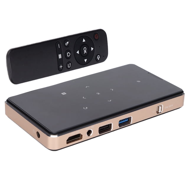 Mini Portable Projector, Stable DLP Pocket Projector for Outdoor for Home EU Plug,US Plug,UK Plug