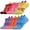 Multicolor-A, variant on Women Arch Support Cushioned Ankle Running Socks, Thick Low Cut No Show Athletic Socks for Women 6-8, 6 Pairs