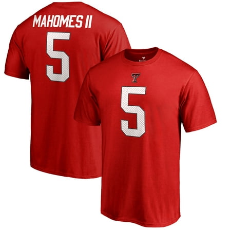 Patrick Mahomes Texas Tech Red Raiders Fanatics Branded College Legends Name & Number T-Shirt -