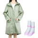thumbnail image 1 of Poncho de lluvia para mujeres y niñas con capucha adjunta para viajes, actividades al aire libre, zapatos impermeables, cubre botas Inevent ZHF0100, 1 of 2