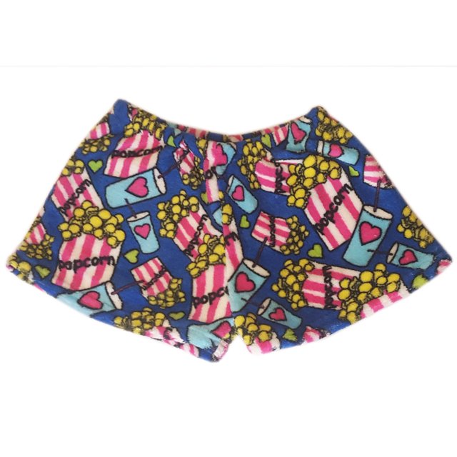 Confetti and Friends Fuzzy Plush Pajama Shorts