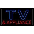 thumbnail image 1 of Tv And Appliance 1 LED Neon Sign 20" Tall x 37" Wide - inches Black Square Cut Acrylic Backing, with Dimmer - Premium built indoor Sign for Storefront, Store interior, Exhibition, Decor., 1 of 7