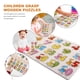 thumbnail image 3 of 1 set Números de juguete de rompecabezas de madera Jigsaw Puzzle Kids Puzzle Toy Educational Toy, 3 of 5