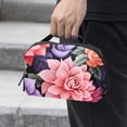 thumbnail image 2 of Fragmented Flowers Digital Bag Organizer Travel Case with Oxford Fabric Waterproof Material - 5.9x9.44x3.14 in - Storage Pouch Small Box Organizer Storage Container Small Storage Bag Pouch Case, 2 of 6