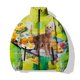 thumbnail image 3 of Chaquetas con estampado de gato musical para hombre, parkas de moda, abrigos de invierno casuales y versátiles para hombre, parka cómoda y cálida para hombre, 3 of 5