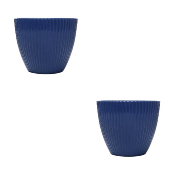 Macetas ligeras y portátiles Billuyoard para bonsái y accesorios para bonsái Azul profundo 9CM 2Conjunto