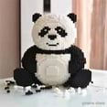thumbnail image 3 of Blocks Giant Panda Building Block Toy Small Particle Assembly Brick3D Model Childrens Adult Toy Gift, 3 of 7