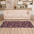 thumbnail image 2 of Yayeee Runner Rug for Bedroom 2'x6' Machine Washable Hallway Non Slip Mat, Deep Red Leopard Pattern, 2 of 8