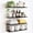 Black, variant on XIMEI Bathroom Floating Shelves Over Toilet, 15.8" Farmhouse Rustic Wood, 3+1 Tier, Rustic Brown