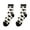 A, variant on Dyfzdhu 2 Pairs Of Women Casual Animal Print Cotton Pattern Lady Socks Tube Comfortable Socks