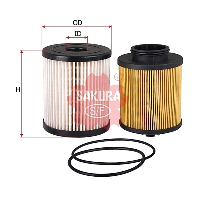 Filtro Para Combustible SAKURA F-350 Super Duty 2008 V8 6.4L Cartucho Diesel