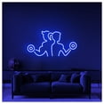 thumbnail image 2 of Letrero De Neón Hombre Y Mujer Con Mancuernas, Ideal Para Decoración Gimnasios, 45cm, 2 of 3