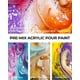thumbnail image 5 of Set de pintura acrílica Nicpro, 8 colores, 2040 ml, con aceite y guantes, 5 of 9