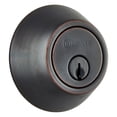 thumbnail image 5 of Brinks Keyed Entry Classic Ball Style Doorknob and Deadbolt Combo pack, Tuscan Bronze Finish, 5 of 15