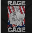 thumbnail image 2 of Street Fighter Vega Rage Cage USA Men's Big & Tall Crewneck Graphic Tee Brisco Brands 3X, 2 of 4