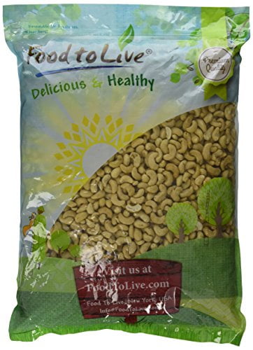 Food To Live Cashews (Whole, Raw) (8 Pounds) by Food To Live