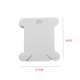 thumbnail image 4 of 120PCS/Set Plastic Bobbins Spool Thread Card Embroidery Floss DIY Stitch Organizer Holder Sewing Tools, 4 of 6