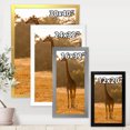 thumbnail image 4 of Designart 'African Giraffe In The Wildlife II' Farmhouse Framed Art Print, 4 of 4