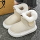 thumbnail image 2 of Botas de nieve de invierno 2024 para mujer, cálidas, de piel, con suela suave, de caña alta, con plataforma, para mujer, nuevo diseño, calzado para exteriores para niña, 2 of 5