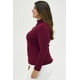 thumbnail image 2 of Blusa cuello de tortuga Roman Fashion/ Tallas Extras, 316 (Vino) vino 40 Roman Fashion BL-RF-316-VINO, 2 of 7
