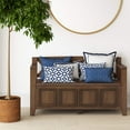thumbnail image 2 of SIMPLIHOME Amherst SOLID WOOD 48 inch Wide Entryway Storage Bench with Safety Hinge, Multifunctional Transitional in Rustic Natural Aged Brown, 2 of 2
