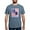 Blue Jean, variant on - American Flag Welder Design Welding Image T Shirt - Mens Comfort Colors Shirt