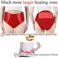 thumbnail image 6 of Buttock Lower Abdomen Belly Hip Heating Pad Massage Brace Period Heating Pad Massager Electric Back Abdomen or Belly Massage Pad Menstrual Buttock Belly Pain Relief, Shape Shorts ab Machine, 6 of 9