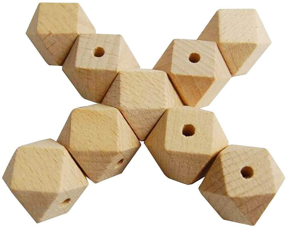 WOODEN BEADS 8.5 x 5.5mm FOR CRAFTS NATURAL LIGHT WOOD COLOR A GREAT GIFT! 