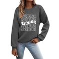 thumbnail image 1 of EHQJNJ Sweatshirts Oversize pour Femmes Col Rond Manches Longues Pull Automne et Hiver Imprimé Sweatshirts Femmes Col Rond Chaud Sweatshirts Femmes Tendance Graphique Oversize, 1 of 6